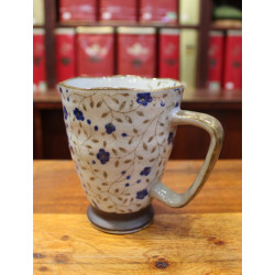 Mug Japonais fleurs bleues - Compagnie Anglaise des Thés