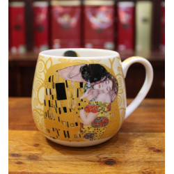 Mug Volupté Klimt écru - Compagnie Anglaise des Thés
