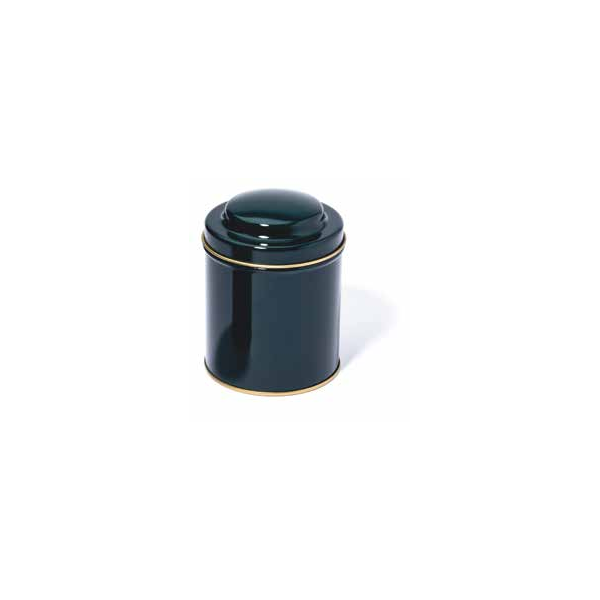 Boîte Cylindrique Noire - Compagnie Anglaise des Thés