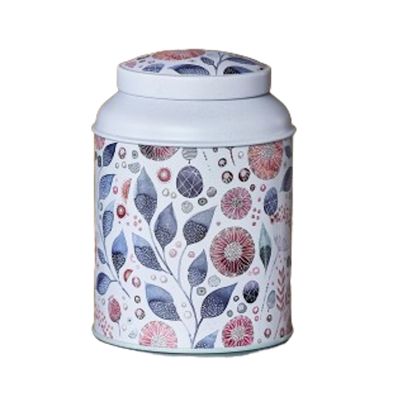 Boîte cylindrique Mint Flowers - Compagnie Anglaise des Thés