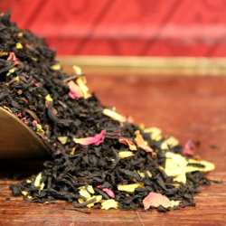 Thé PECHE MANGUE CERISE - Thé noir CHERUBIN - Cie Anglaise des Thés