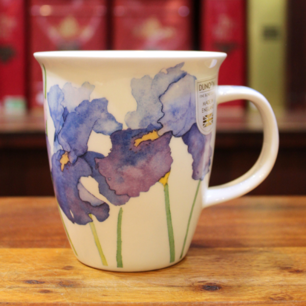 Mug Dunoon Fleurs bleues - Compagnie Anglaise des Thés