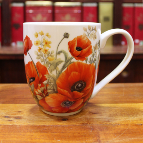 Mug Maxi Coquelicots - Compagnie Anglaise des Thés