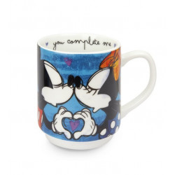 Mug Mickey-Minnie Bleu - Compagnie Anglaise des Thés