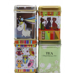Surtido de 4 cajas de Tés verdes Perfumados - ¡Idea para regalo! Tés Aromáticos- 1