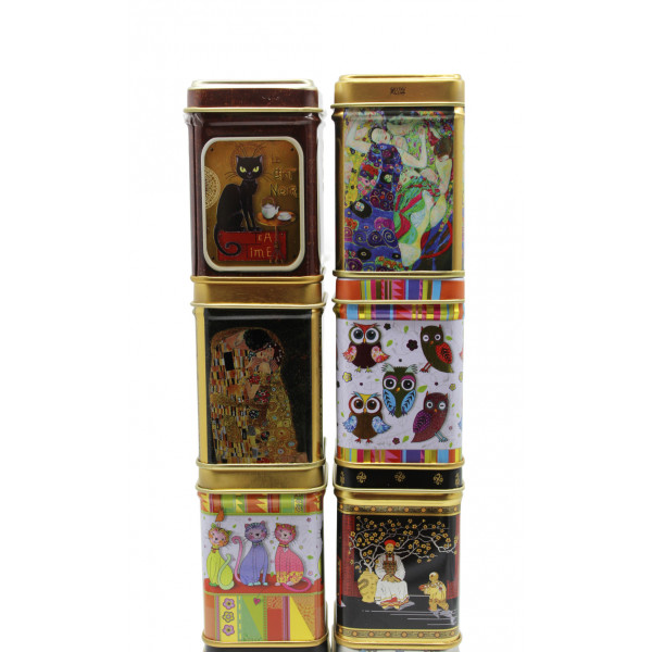 Assortiment 6 Thés Noirs Parfumés - Idée Cadeau! Assortiment 6 Thés Noirs Parfumés - Idée Cadeau!