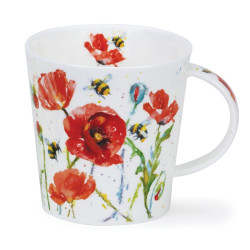 Mug Dunoon champ coquelicot - Compagnie Anglaise des Thés
