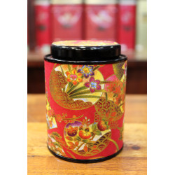 Boîte Japonaise rouge et dorée 80g - Compagnie Anglaise des Thés