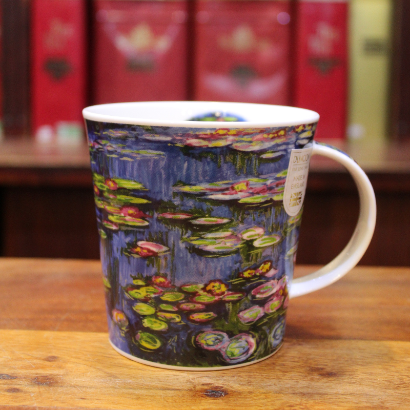 Tasse à Café Könitz Les Fleurs Monet - Porcelaine Allemande - Motif Chrysanthèmes Multicolore